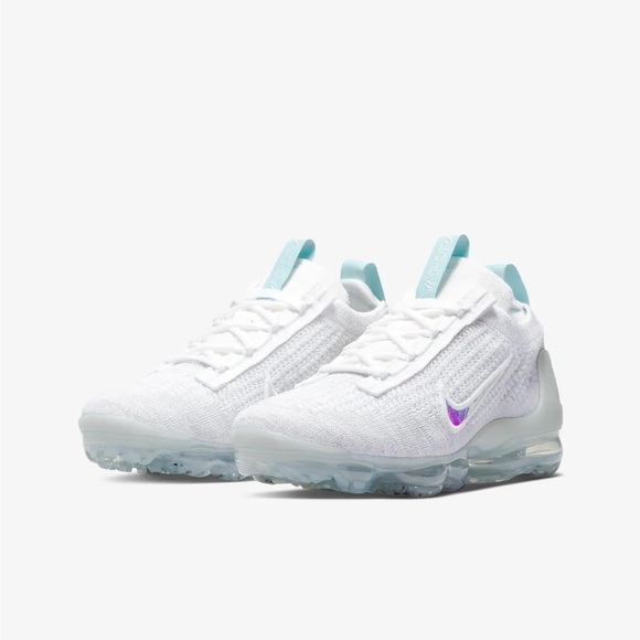 Nike Big Girls Vapormax 2021 FK DB1550 102 - Picture 3 of 10